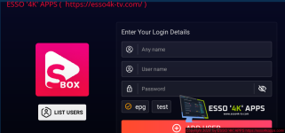 Sport and direct   Streambox login page