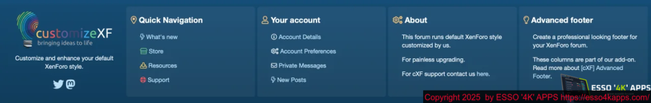 [cXF] Advanced Footer 2.4.0